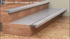 Profili LED in alluminio per illuminazione delle scale