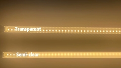 Effetto luminoso delle diverse coperture