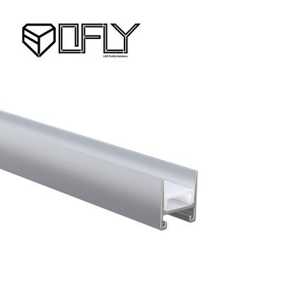 Estrusioni di alluminio anabbaglianti per illuminazioni principale di superficie di 18mm x di 16mm montato