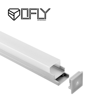 Profili di illuminazione a LED caldi Profili a LED montati in superficie 20*20 mm Luci a strisce a LED per interni