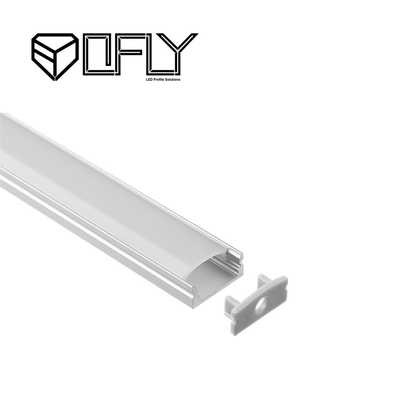 La superficie ha montato l'estrusione di alluminio 17.3*8.2mm di profilo del LED per la striscia del LED