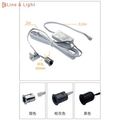 Controllo master della luce a LED sensore di movimento a onde a mano con funzione di attenuazione