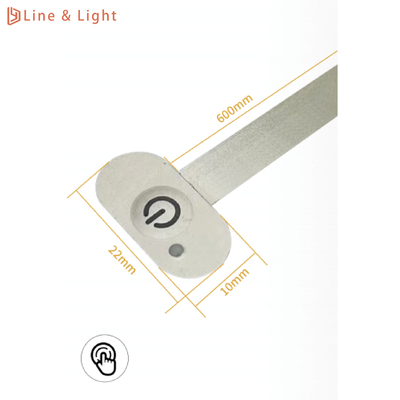 Controllo separato Membrana chiave interruttore Sensori di luce a LED Installazione