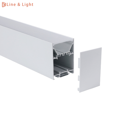 65*90mm Profilo LED sospeso Luci lineari a LED UGR<19 Fornendo illuminazione su e giù