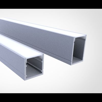 Il Manica di luce di alluminio della striscia della parete LED dell'OEM profila di superficie di 20*20mm montato